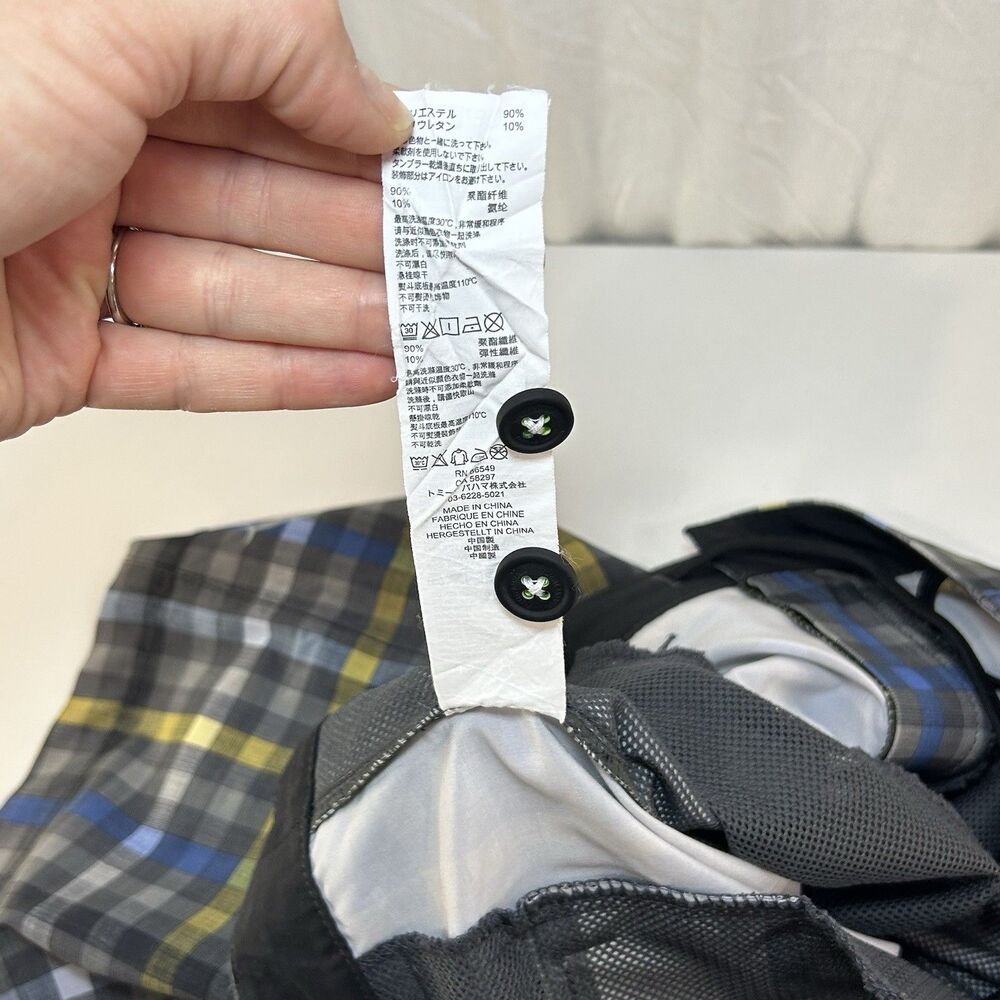 Tommy Bahama Shorts Mens 36 Gray Island Active Hybrid Gingham Check Drawstring - Picture 7 of 10